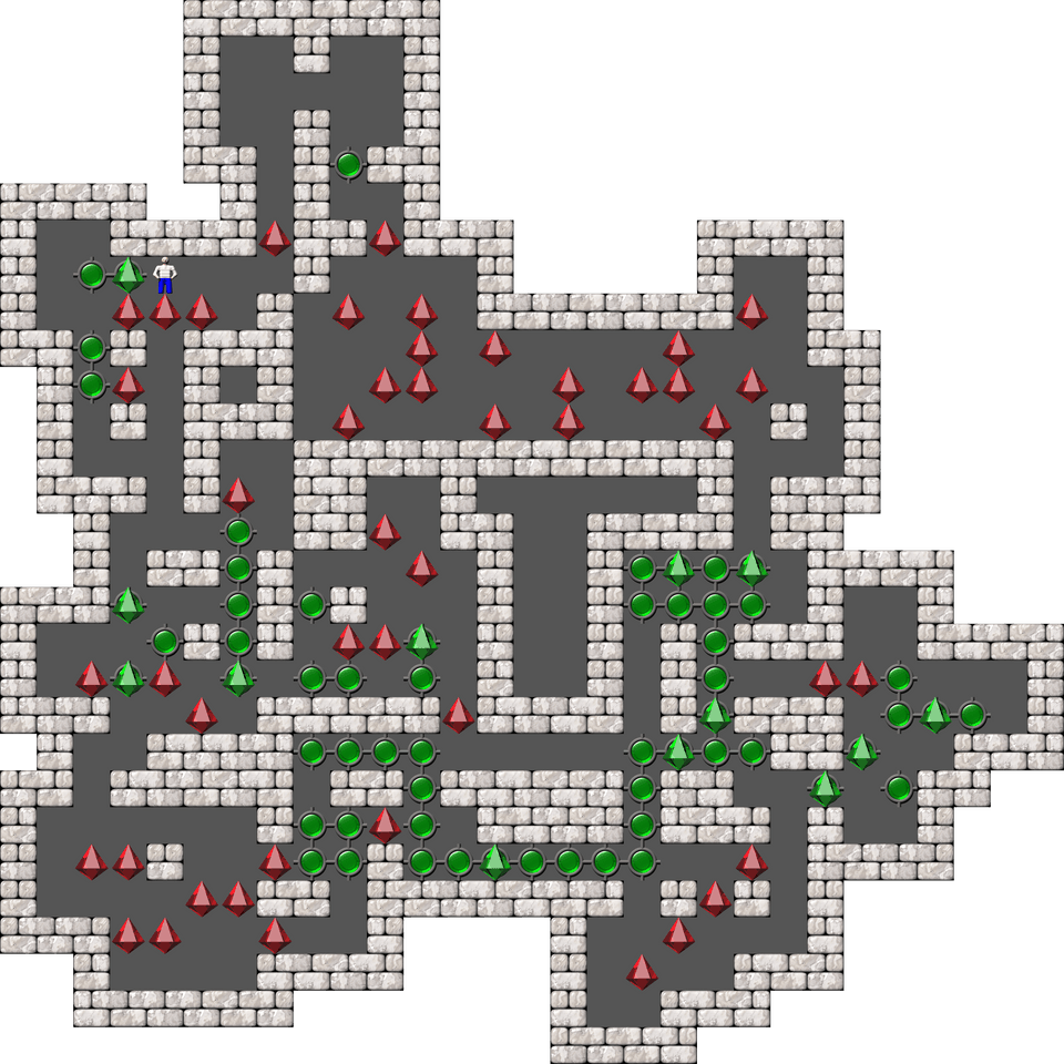 Sokoban Kevin B. Reilly Arranged level 84